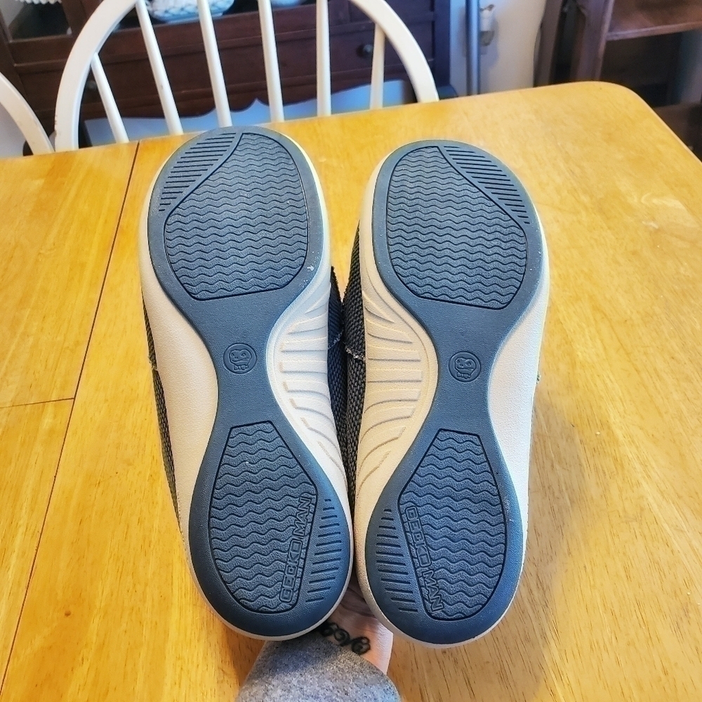 Gecko Man Canvas Slippers Navy 11 - Picture 7 of 11